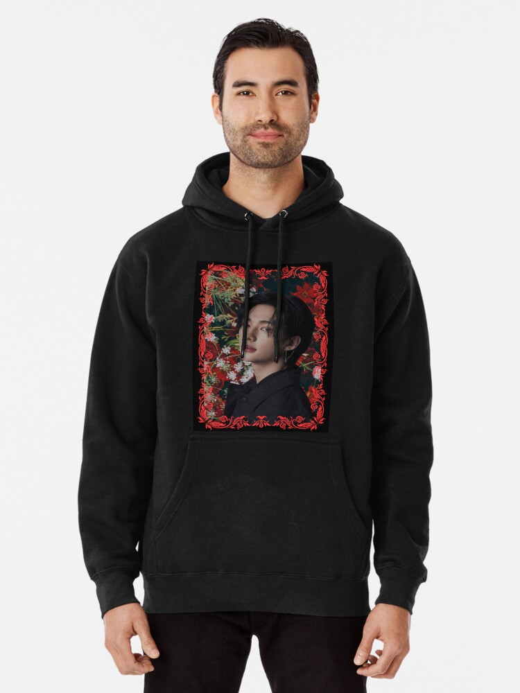 Red best sale aesthetic hoodie