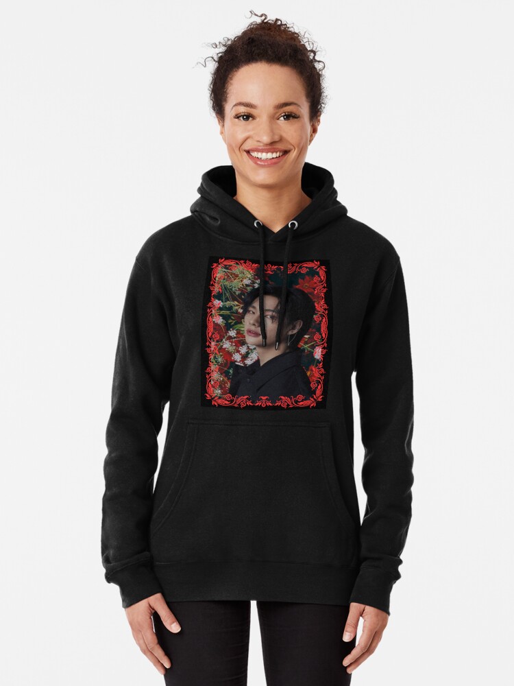 Red best sale aesthetic hoodie