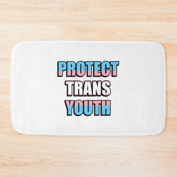 Item preview, Protect Trans Youth - transgender flag colors designed and sold by Inspirationmotivation.
