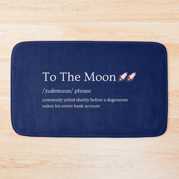 Item preview, To The Moon Definition Stonks Wall Street Meme designed and sold by MillennialMemer.
