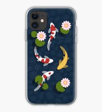 Japanischer Koi Fischteich iPhone-Hülle & Cover