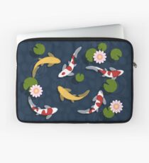 Japanischer Koi Fischteich Laptoptasche