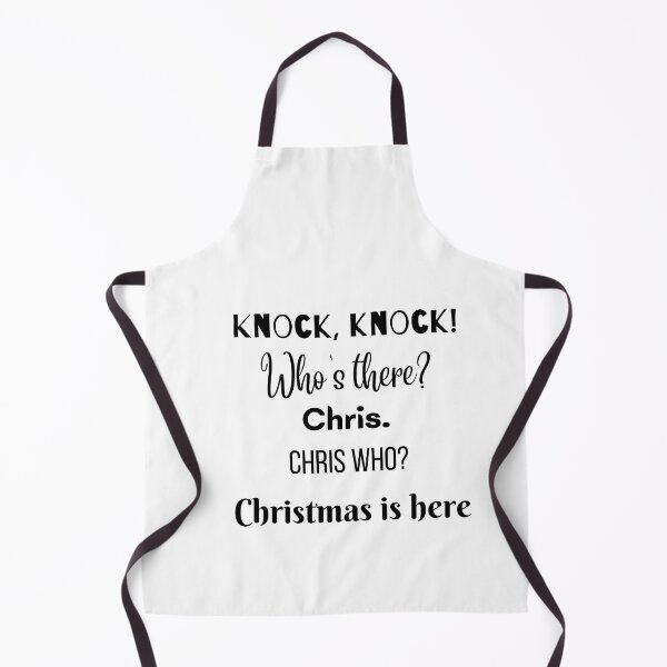 Item preview, knock knock who is there? Chris. Chris who? Christmas is here designed and sold by Mirochan80.