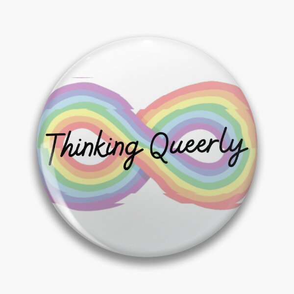 Item preview, Thinking Queerly (Neurodivergent Symbol) designed and sold by holyqueerit.