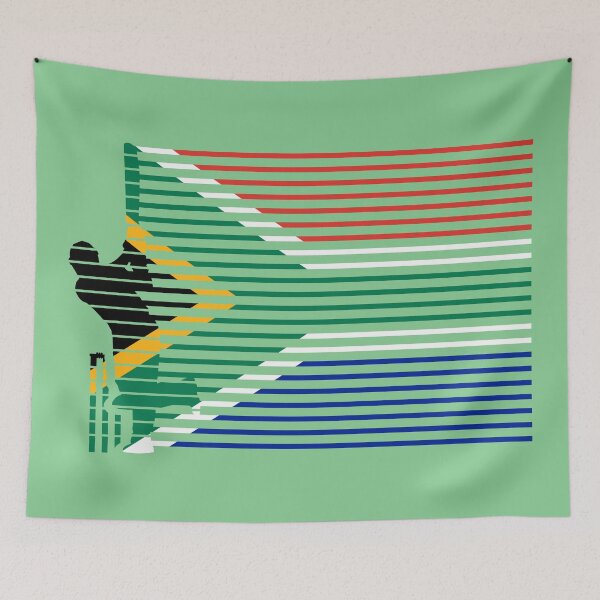 Artikelvorschau, Südafrikanisches Kricket-Proteas-T-Shirt | Farben der Südafrika-Flagge | Trendy Proteas Cricket entworfen und verkauft von d247.