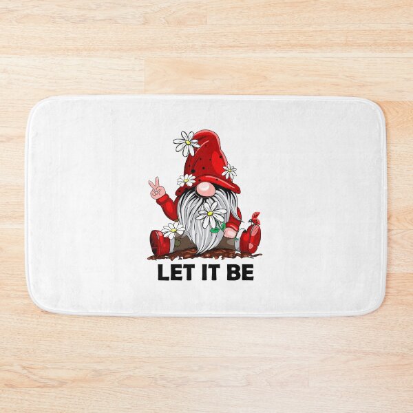 Item preview, Let it Be Hippy Gnome designed and sold by OrnamentallyYou.