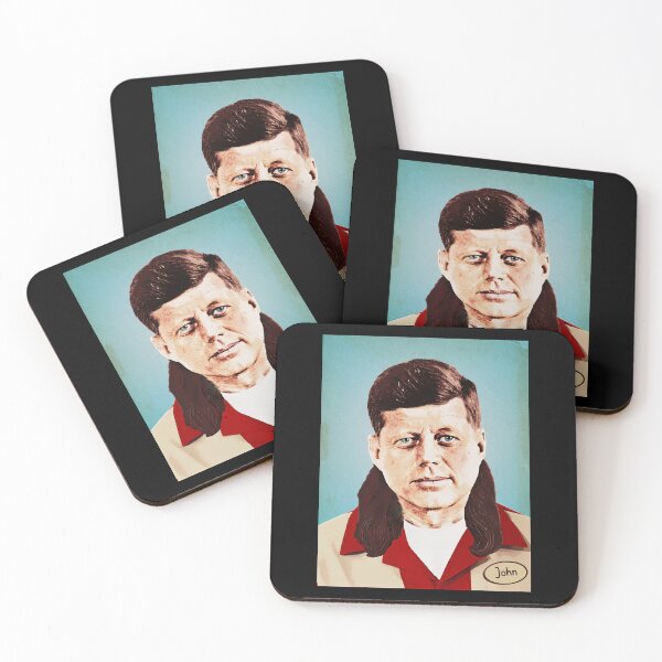 Item preview, JFK mullet 35th US president John bowling designed and sold by Captain-Jackson.