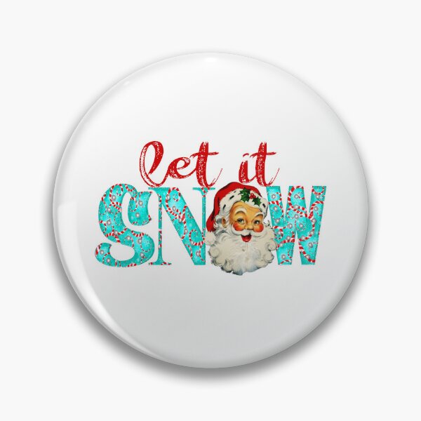 Item preview, Let it Snow Vintage Santa designed and sold by OrnamentallyYou.