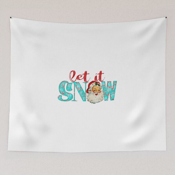 Item preview, Let it Snow Vintage Santa designed and sold by OrnamentallyYou.