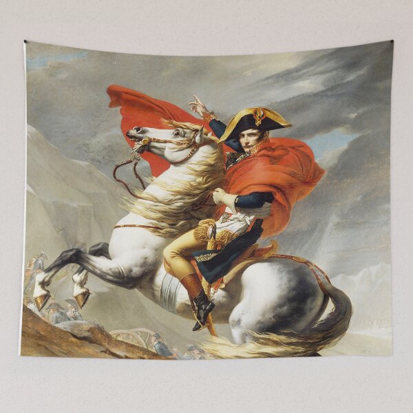 Item preview, jacques louis_david bonaparte crossing the grand saint bernard pass 1802- designed and sold by MARWA-STORE.