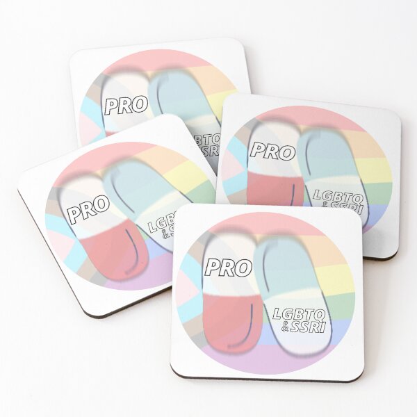 Item preview, PRO LGBTQ & SSRI designed and sold by holyqueerit.