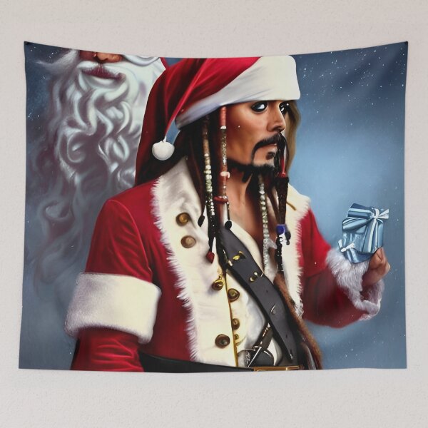 Item preview, Santa Sparrow brings presents POTC Tribute designed and sold by 90snerd.