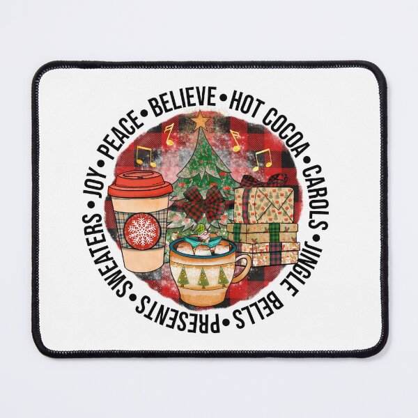 Item preview, Round Christmas Illustration with Holiday Sayings designed and sold by OrnamentallyYou.