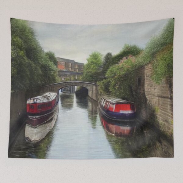 Item preview, Narrowboats on the Canal  designed and sold by BerylBez.