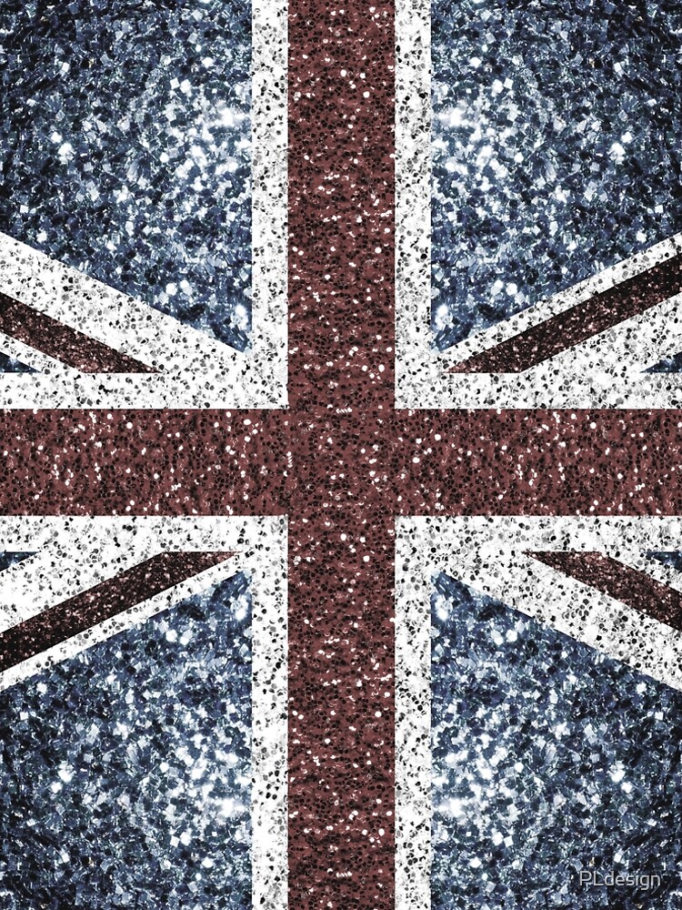 UK flag rustic vintage white red blue faux sparkles glitters United Kingdom British  Union Jack (Photo of Glitter - Not Reflective) " A-Line Dress for Sale by  PLdesign | Redbubble