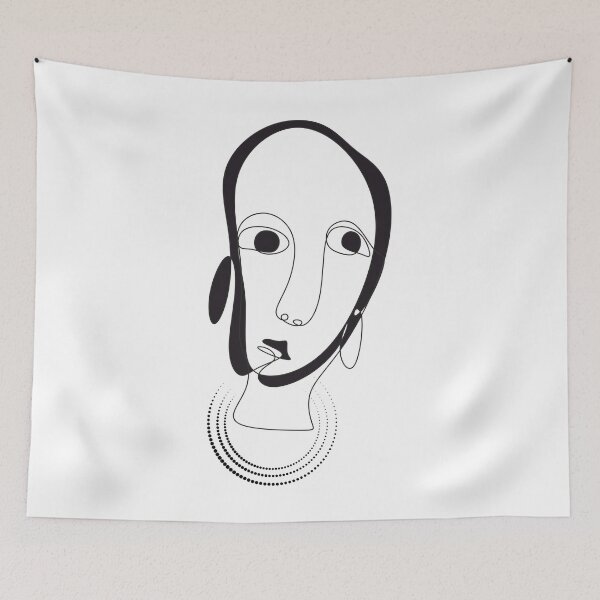 Item preview, Modern art female form designed and sold by Benlaniboutique.