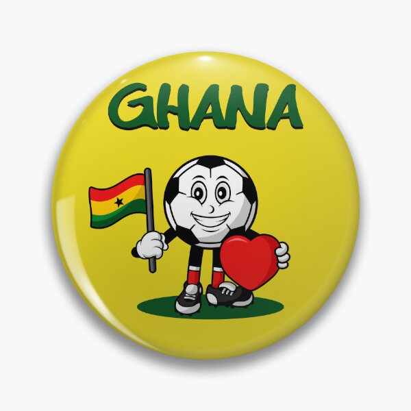 Item preview, Cute Ghana Football Lover Design designed and sold by Salukeart.