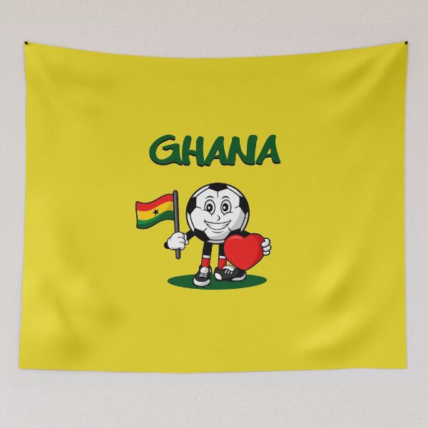 Item preview, Cute Ghana Football Lover Design designed and sold by Salukeart.