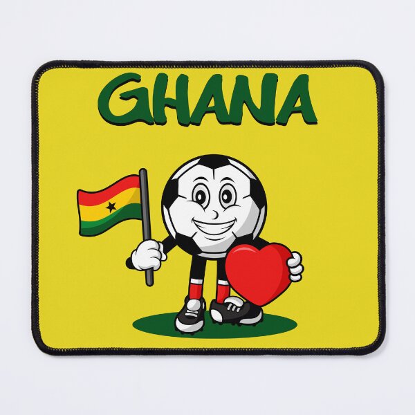 Item preview, Cute Ghana Football Lover Design designed and sold by Salukeart.
