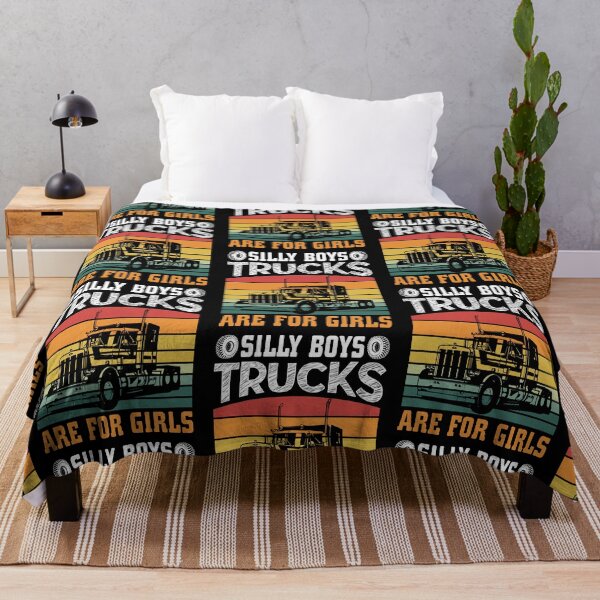 Item preview, Silly Boys Trucks Are For Girls designed and sold by FanityPrints.