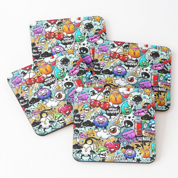 Item preview, Multicolored graffiti art designed and sold by Vehiclestore.