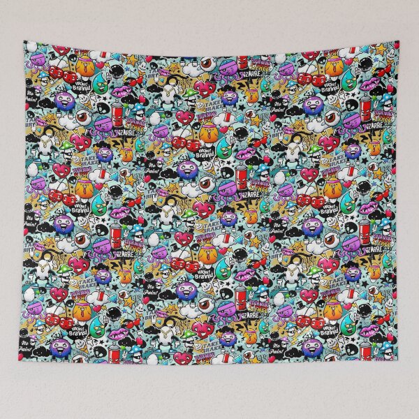Item preview, Multicolored graffiti art designed and sold by Vehiclestore.