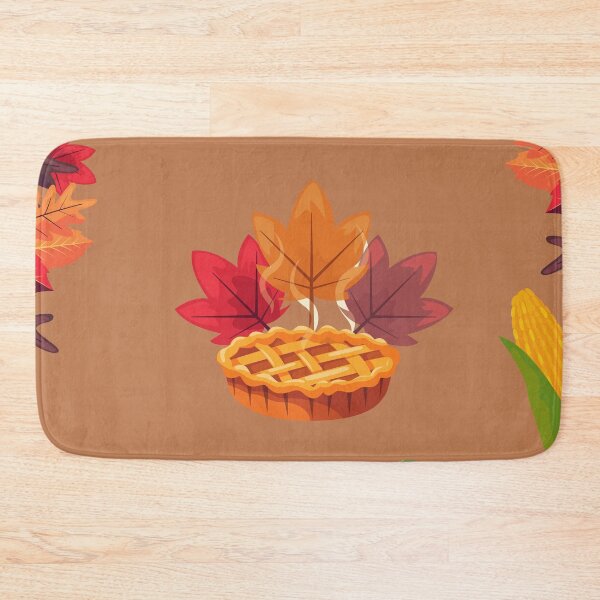 Item preview, Thanksgiving Celebration With Pumpkin Leaves and Cherry Pie Sweet designed and sold by BranislavaBT.