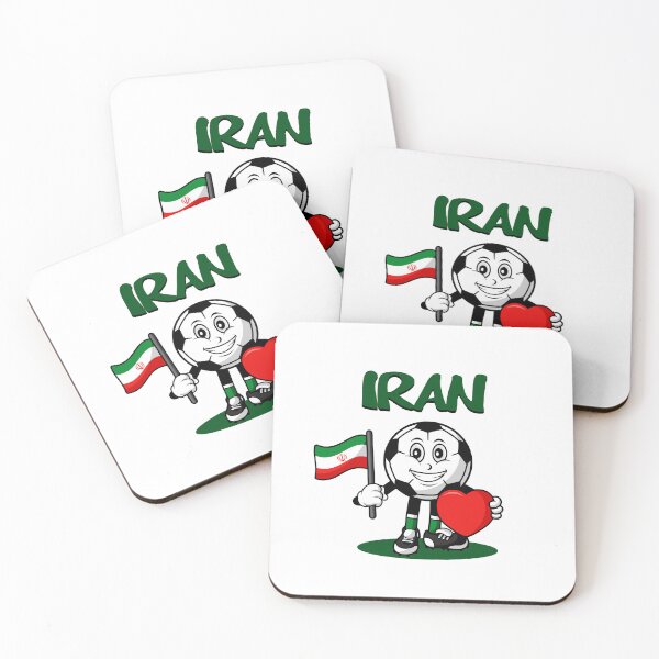 Item preview, Cute Iran Football Lover Design designed and sold by Salukeart.
