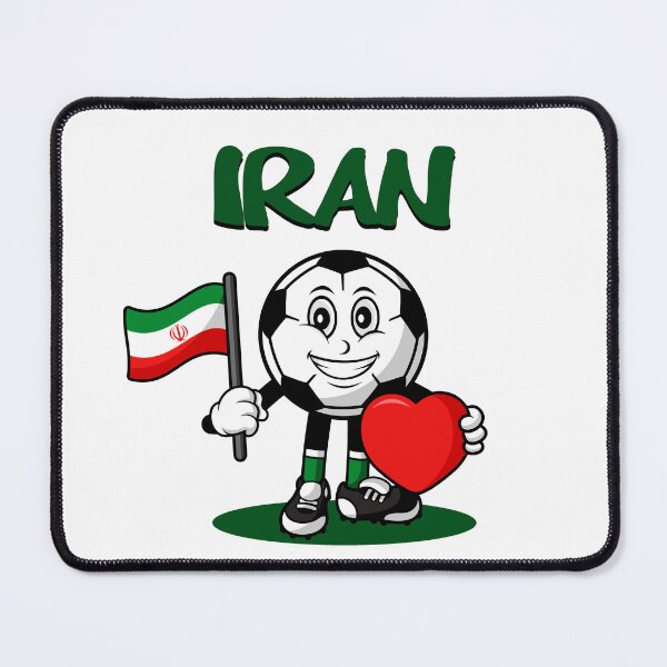 Item preview, Cute Iran Football Lover Design designed and sold by Salukeart.