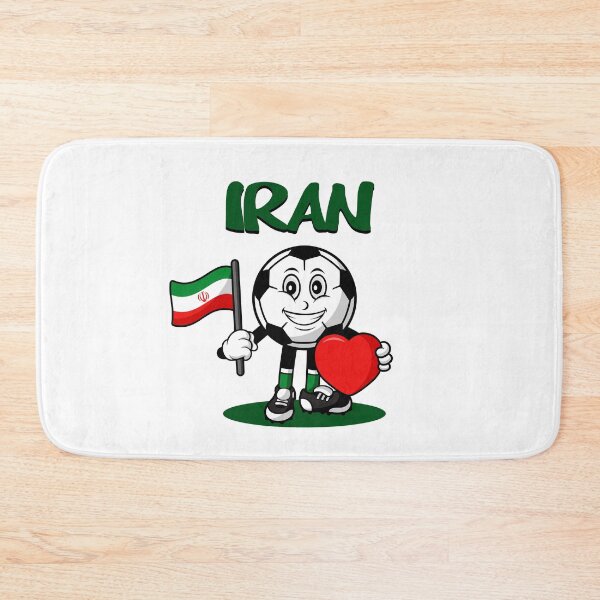Item preview, Cute Iran Football Lover Design designed and sold by Salukeart.