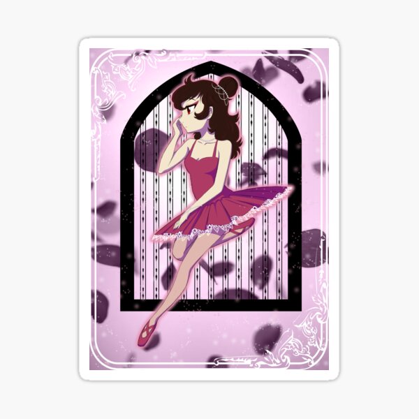 Melancholy Ballerina Sticker