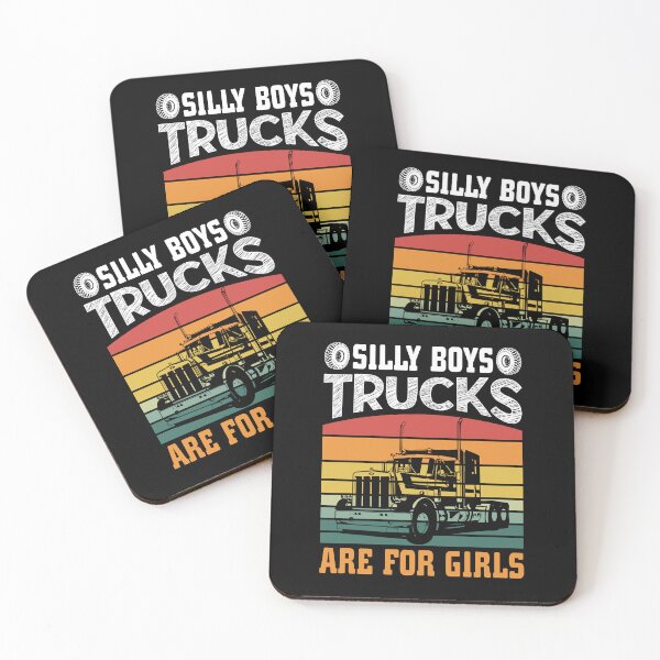 Item preview, Silly Boys Trucks Are For Girls designed and sold by FanityPrints.