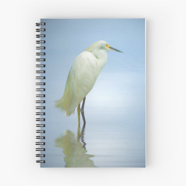 Item preview, Egret on blue designed and sold by shalisa.