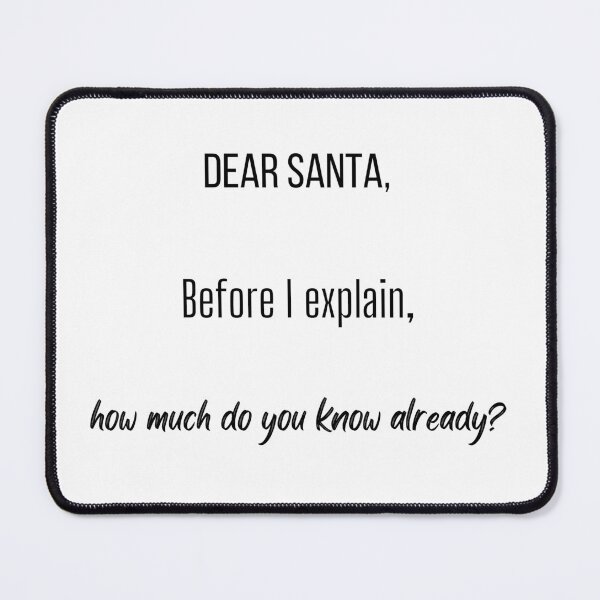 Item preview, Dear Santa ,before i explain how much do you know already designed and sold by Mirochan80.