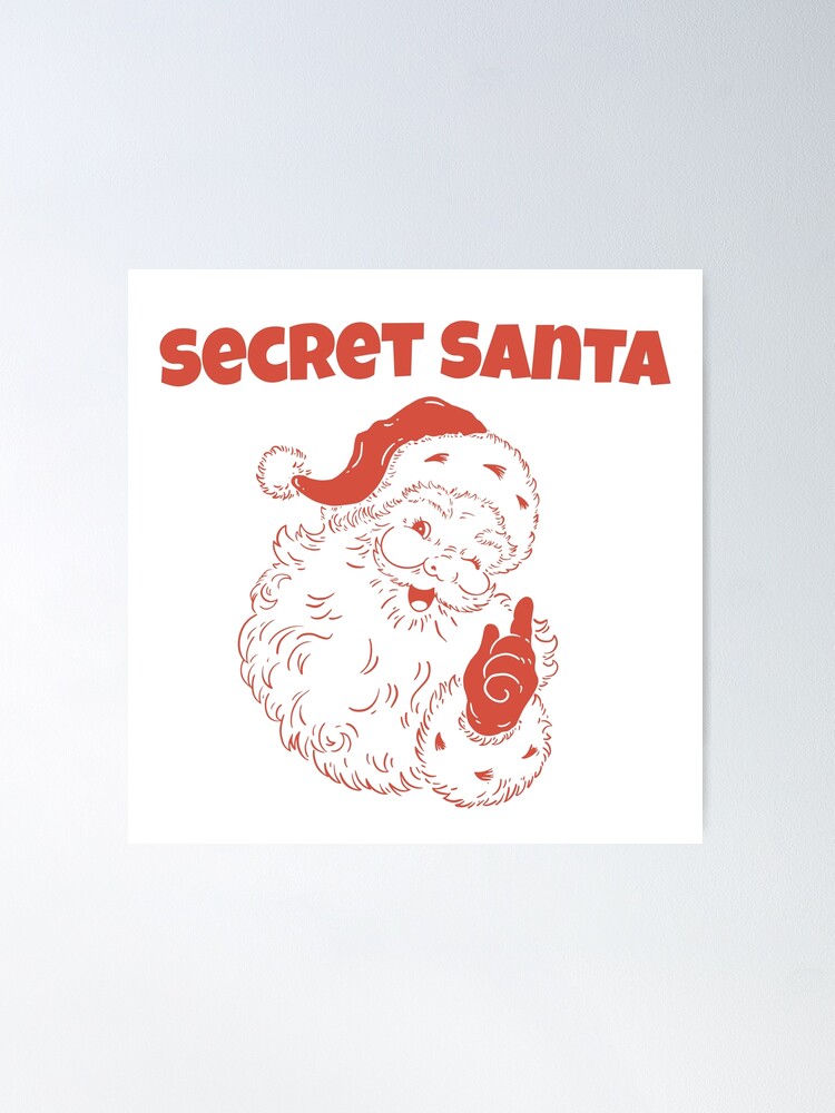 DIGITAL PRINTABLE Secret Santa Funny Gift Tags Set of 24 for 