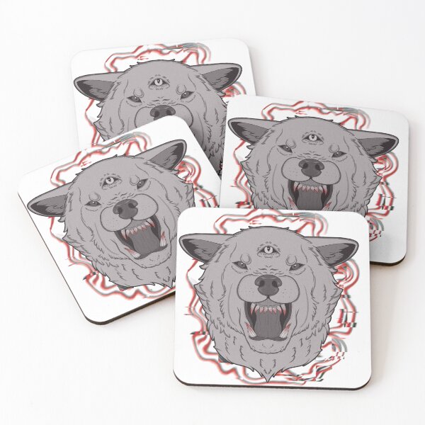 Item preview, Three eyed wolf designed and sold by Little Crows Trinkets.