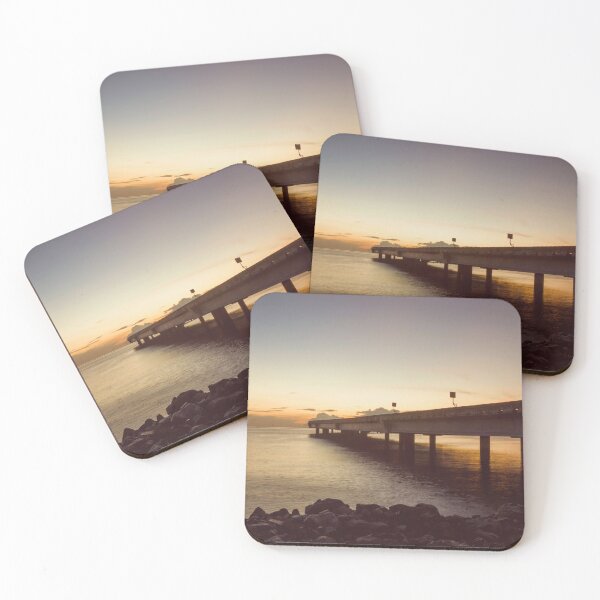 Item preview, Puente marino Cinta Costera al amanecer designed and sold by hernandezmfotografia.