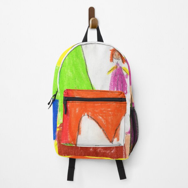 Item preview, Crayon drawing of a girl inside a heart designed and sold by Kateryna Kon.