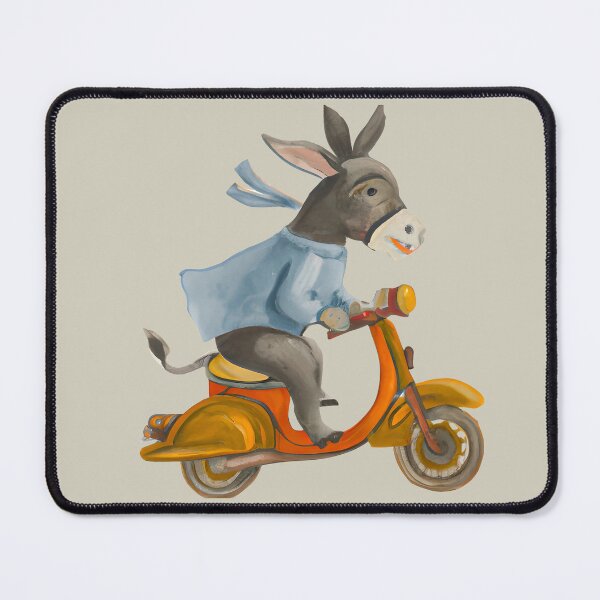 Item preview, Cute funny watercolor donkey for donkey lovers and donkey owners, donkey art, donkey farm animal nursery art designed and sold by Artsareus.