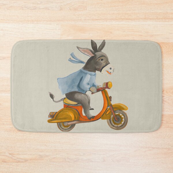 Item preview, Cute funny watercolor donkey for donkey lovers and donkey owners, donkey art, donkey farm animal nursery art designed and sold by Artsareus.