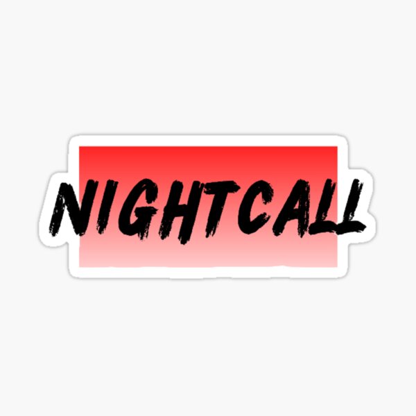 Kavinsky Nightcall 1 Album Cover Sticker