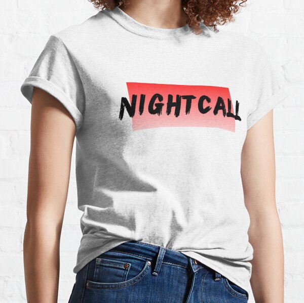 Kavinsky Nightcall 1 Album Cover T-Shirt White
