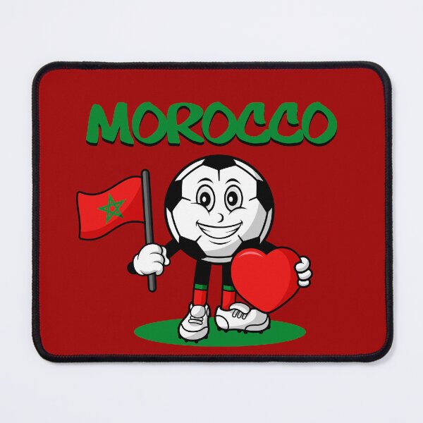 Item preview, Cute Morocco Football Lover Design designed and sold by Salukeart.