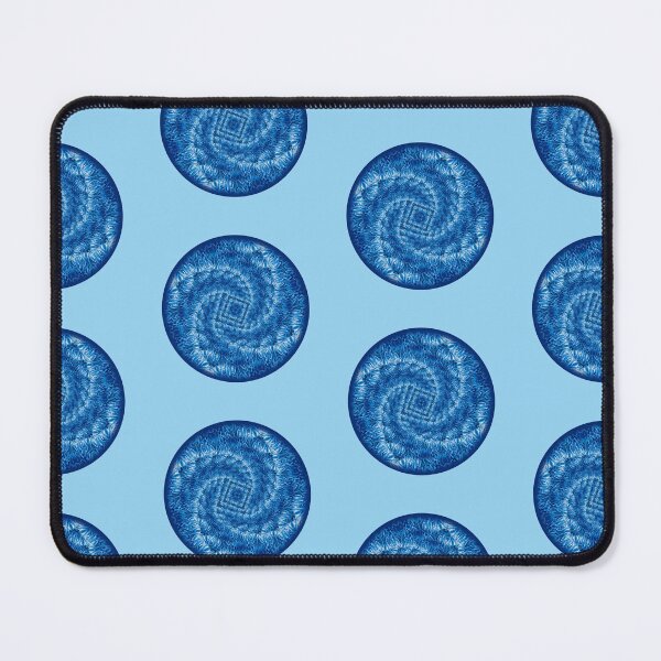 Item preview, Velvet Splash Blue Bloom Spiral wave ocean water pattern designed and sold by bryansteward.
