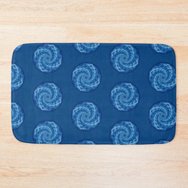 Item preview, Velvet Splash Blue Bloom Spiral wave ocean water pattern designed and sold by bryansteward.