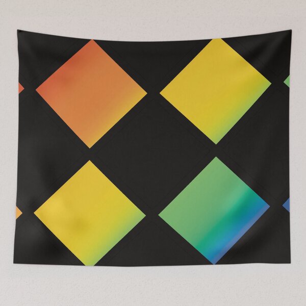 Item preview, Rainbow checker designed and sold by Xatutik.art.