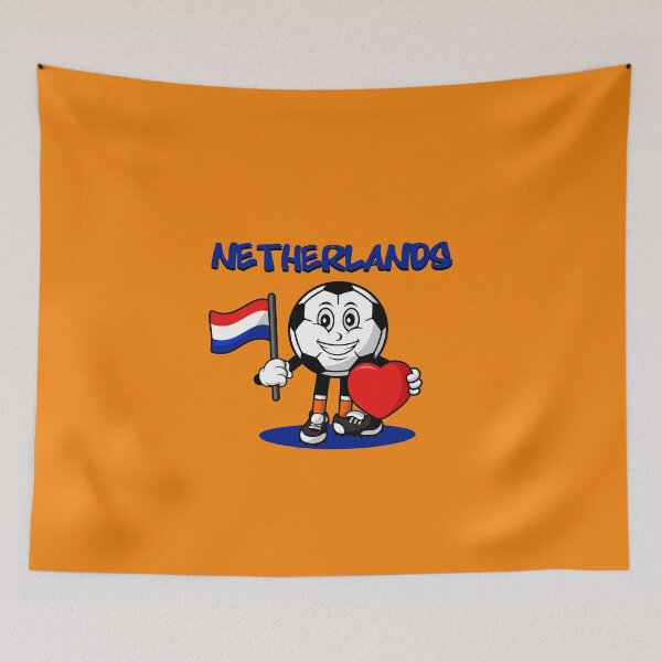 Item preview, Cute Netherlands Football Lover Design designed and sold by Salukeart.