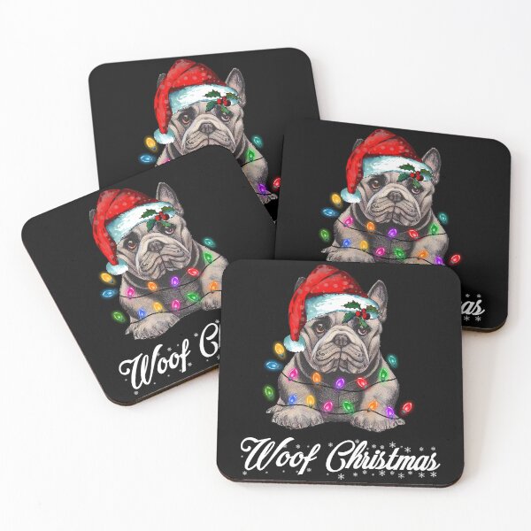 Item preview, Santa Bulldog Dog Christmas Lights designed and sold by Blok45.