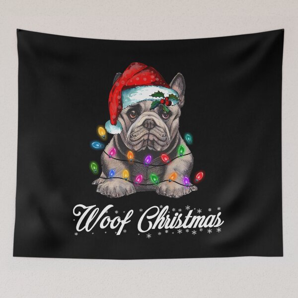 Item preview, Santa Bulldog Dog Christmas Lights designed and sold by Blok45.
