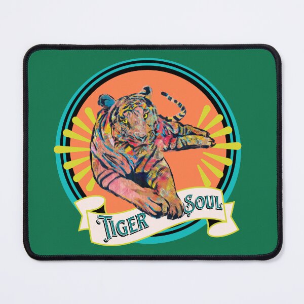 Item preview, Big Cat Tiger Soul Collage Art  designed and sold by ginaisarty.
